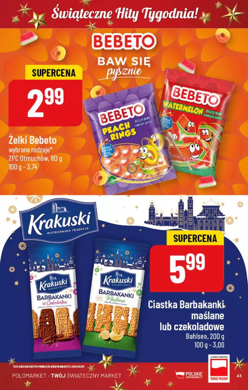 Gazetka promocyjna PoloMarket - Gazetka pomocyjna - ważna 30.11 do 06.12.2022 - strona 43 - produkty: Ciastka