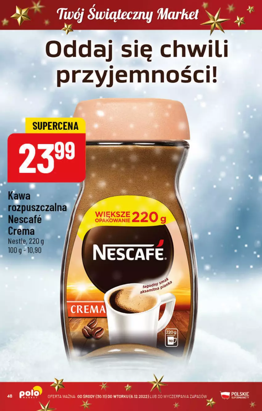 Gazetka promocyjna PoloMarket - Gazetka pomocyjna - ważna 30.11 do 06.12.2022 - strona 48 - produkty: Kawa