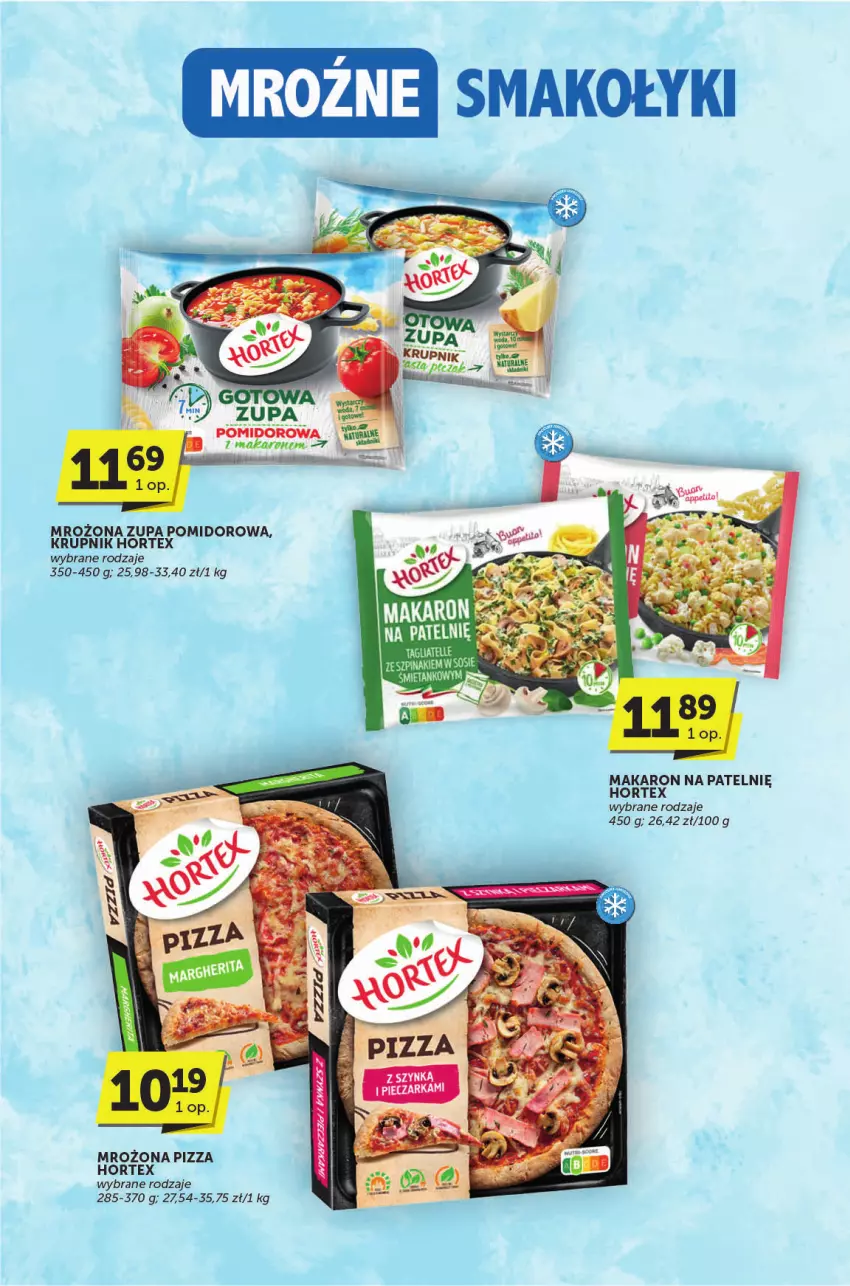 Gazetka promocyjna ABC - ważna 15.05 do 27.05.2025 - strona 10 - produkty: Hortex, Krupnik, Makaron, Pizza, Tagliatelle, Zupa, Zupa pomidorowa
