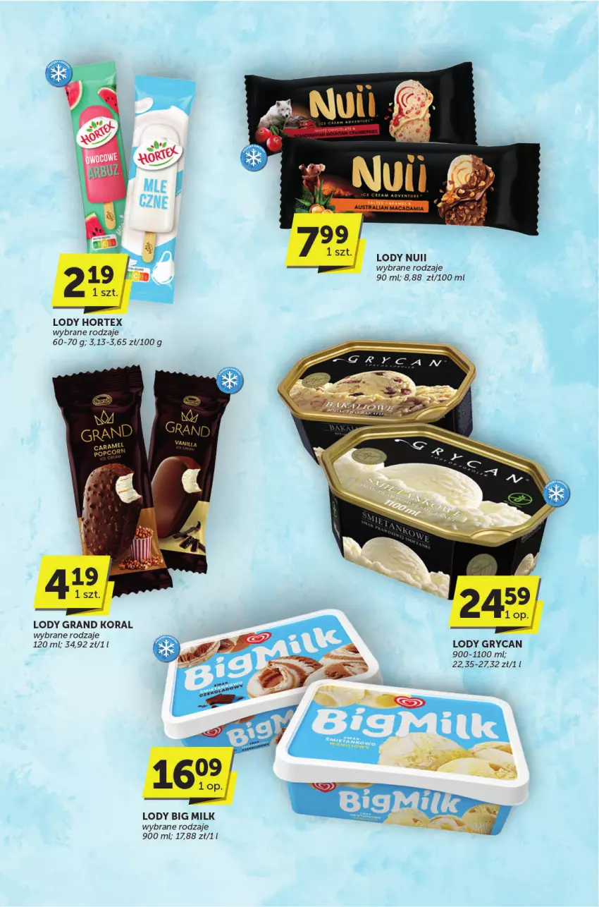 Gazetka promocyjna ABC - ważna 15.05 do 27.05.2025 - strona 11 - produkty: Big Milk, Gra, Gry, Hortex, Lody