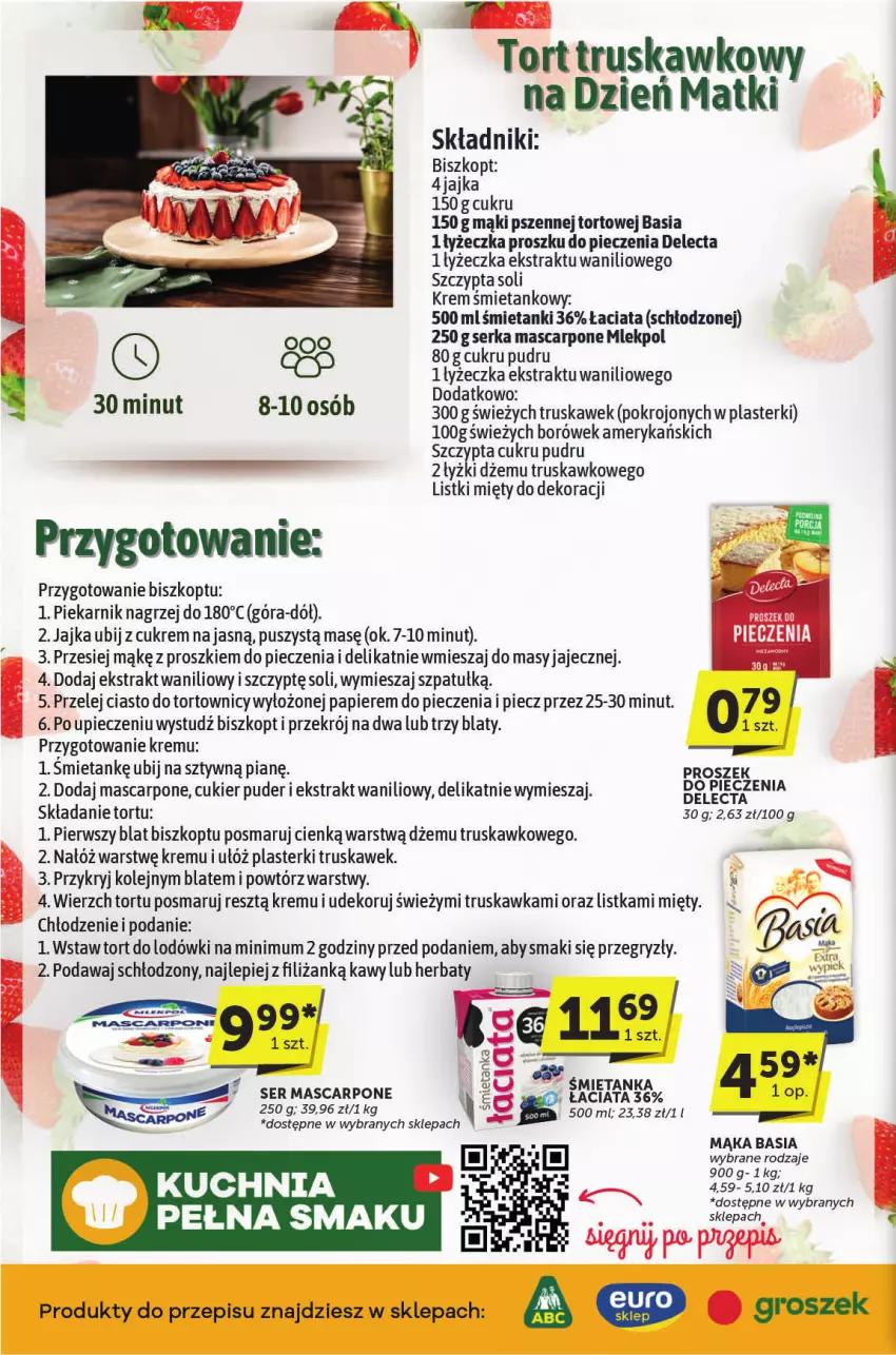 Gazetka promocyjna ABC - ważna 15.05 do 27.05.2025 - strona 2 - produkty: Basia, Cukier, Cukier puder, Delecta, Dżem, Gry, Kuchnia, Mąka, Mascarpone, Olej, Papier, Piec, Piekarnik, Plasterki, Puder, Ser