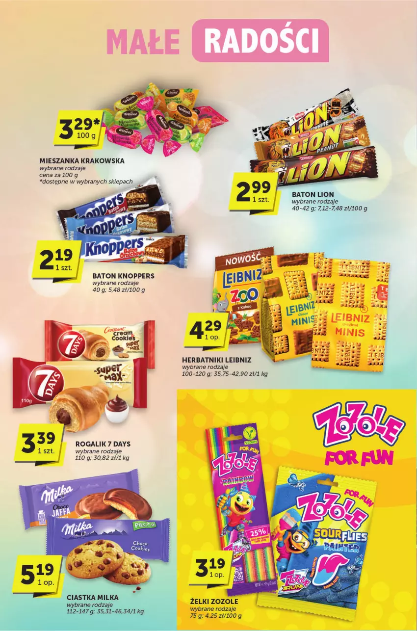 Gazetka promocyjna ABC - ważna 15.05 do 27.05.2025 - strona 20 - produkty: 7 Days, AEG, Baton, Herbatniki, Knoppers, Lion, Rogal