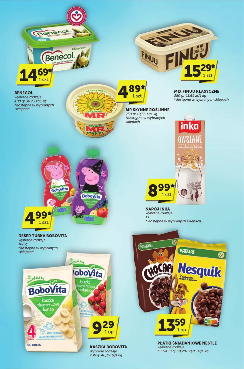 Gazetka promocyjna ABC - ważna 15.05 do 27.05.2025 - strona 6 - produkty: Benecol, BoboVita, Danio, Deser, Finuu, Inka, Napój, Ser, Słynne