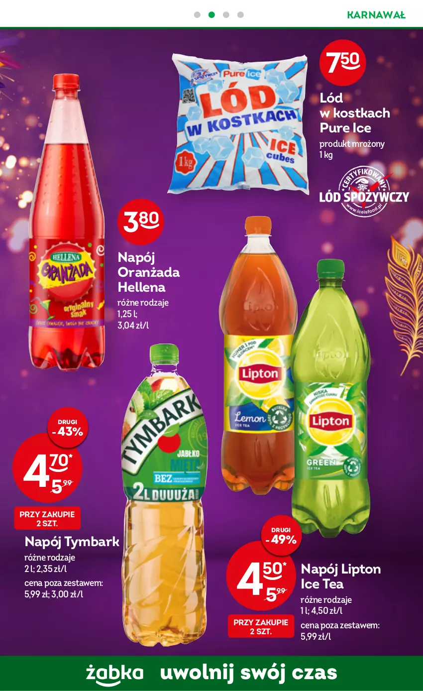 Gazetka promocyjna Żabka - ważna 25.01 do 31.01.2023 - strona 11 - produkty: Hellena, Ice tea, Lipton, Napój, Oranżada, Pur, Tymbark