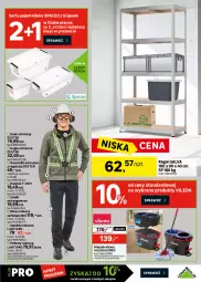 Gazetka promocyjna Leroy Merlin - Gazetka Leroy Merlin - Gazetka - ważna od 19.05 do 19.05.2026 - strona 41 - produkty: Odkurzacz, Ser, Mop, Wiertarka, Buty, Skrzynka narzędziowa, Buty robocze, Kask, Kosz, T-shirt, Pojemnik, Koszula, Tarka, Regał, Vileda, Wkręt, Młot, Młotowiertarka, Wkrętarka, Spodnie, Półbuty, Bosch, Bluza, Odkurzacz warsztatowy, Fa