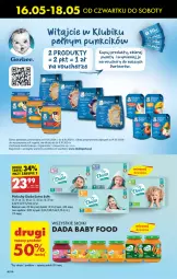 Gazetka promocyjna Biedronka - Od czwartku - Gazetka - ważna od 22.05 do 22.05.2024 - strona 50 - produkty: Gerber, Pieluchy, O nas, Dada