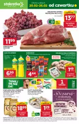 Gazetka promocyjna Stokrotka - Market - Gazetka - ważna od 26.02 do 26.02.2025 - strona 1 - produkty: Kujawski, Szynka wieprzowa, Dzwonek, Kawa mielona, Kawa, Szynka, Winogrona, Lavazza, Kiełbasa biała, Kabanos, Wino, Olej, Kiełbasa, HP