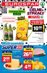 Gazetka promocyjna Spar - EuroSpar - Gazetka - ważna od 23.11 do 23.11.2022 - strona 1 - produkty: Piwo, Sok, Ser, BIC, Namysłów, Chipsy, POLMLEK, Gouda