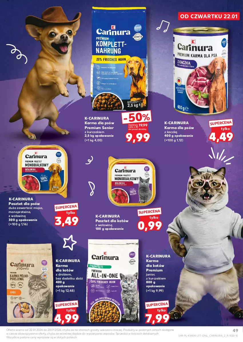 Gazetka promocyjna Kaufland - Gazetka tygodnia - ważna 22.01 do 28.01.2026 - strona 49 - produkty: Kurczak, Pasztet