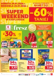 Gazetka promocyjna Kaufland - Gazetka tygodnia - Gazetka - ważna od 28.01 do 28.01.2026 - strona 14 - produkty: Piec, Mandarynki, Warzywa, Papryka, Stek, Mlekovita, Duda, Laur, Schab wieprzowy, Pieczywo, Szpic, Owoce, Frytki, Waga, Masło, Olej, Mleko