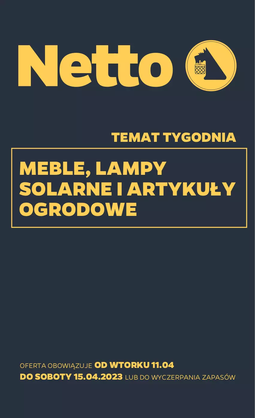 Gazetka promocyjna Netto - Akcesoria i dodatki - ważna 11.04 do 15.04.2023 - strona 1 - produkty: Meble