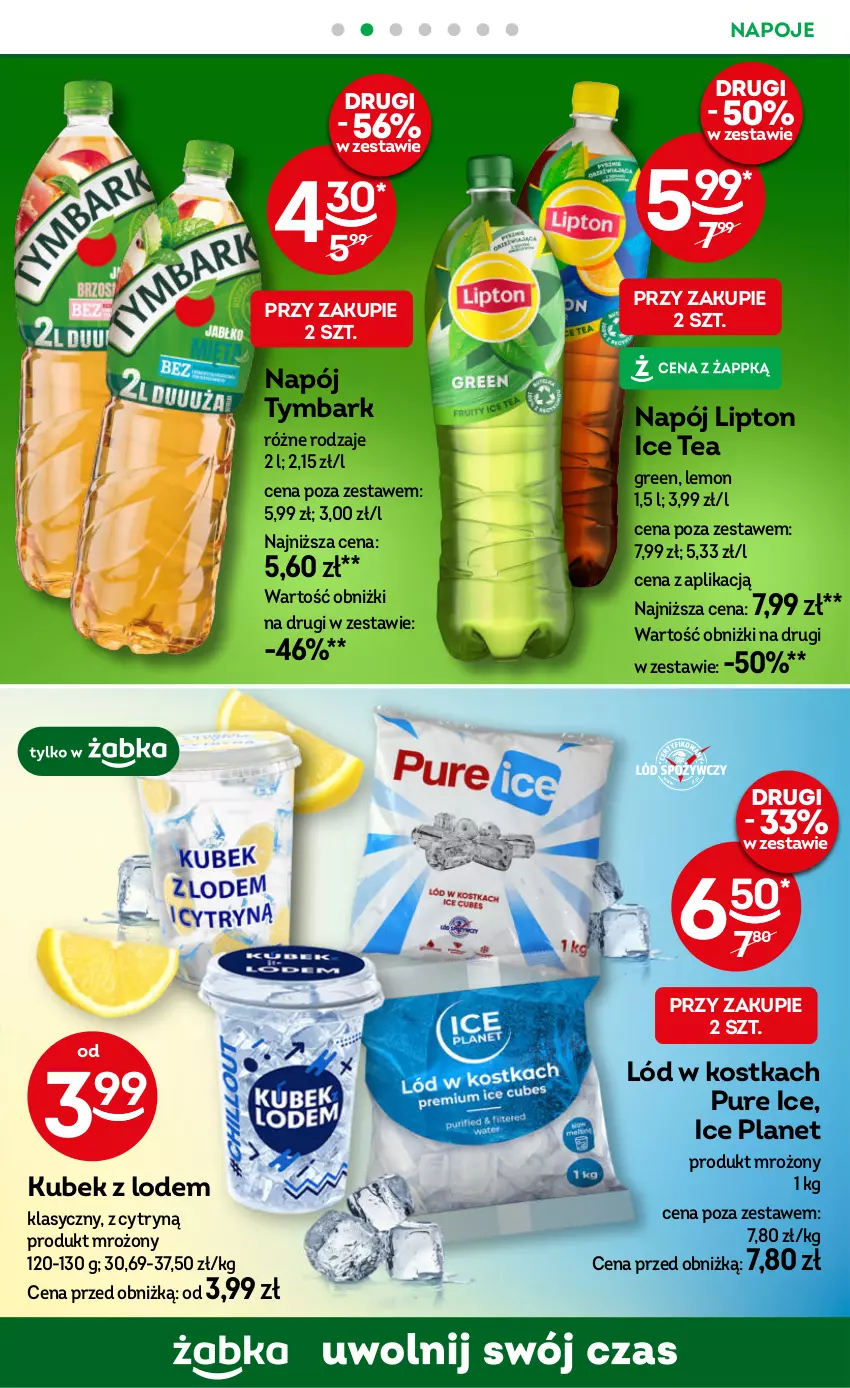 Gazetka promocyjna Żabka - ważna 22.05 do 04.06.2024 - strona 33 - produkty: Ice tea, Kubek, Lipton, Napój, Napoje, Pur, Tymbark