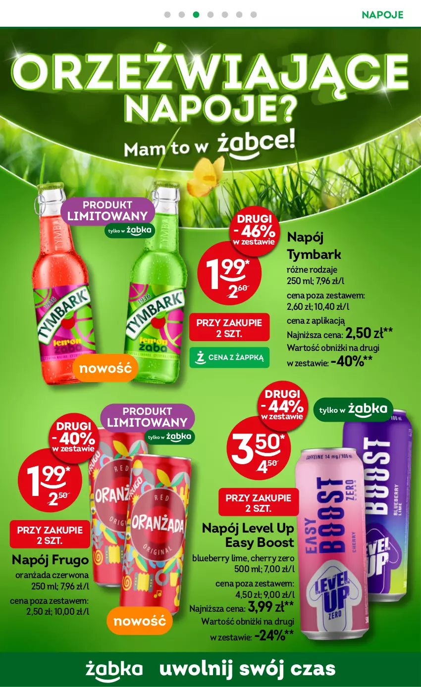 Gazetka promocyjna Żabka - ważna 22.05 do 04.06.2024 - strona 34 - produkty: Napój, Napoje, Oranżada, Tymbark