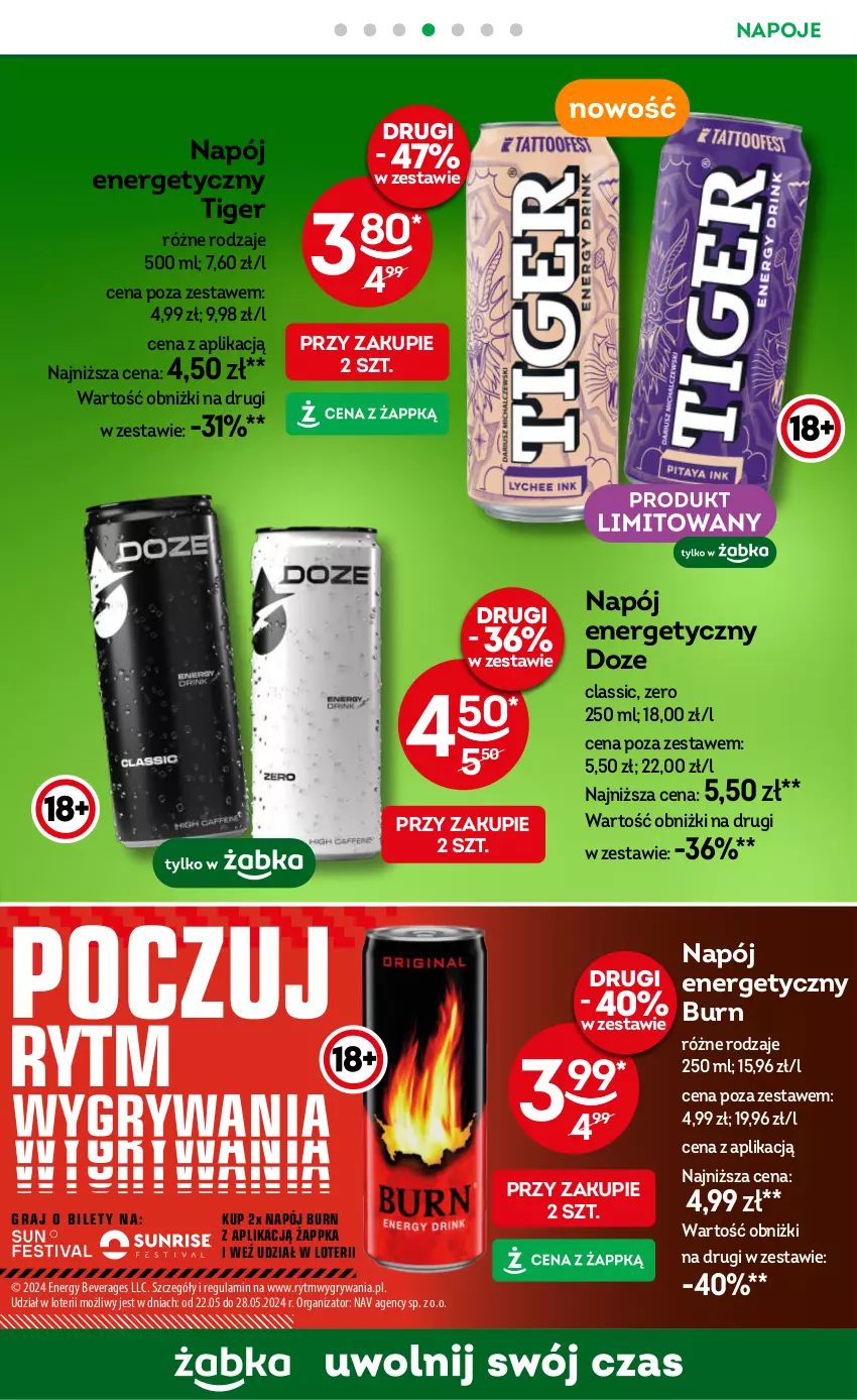 Gazetka promocyjna Żabka - ważna 22.05 do 04.06.2024 - strona 35 - produkty: Gra, Gry, Napój, Napój energetyczny, Napoje, Tiger