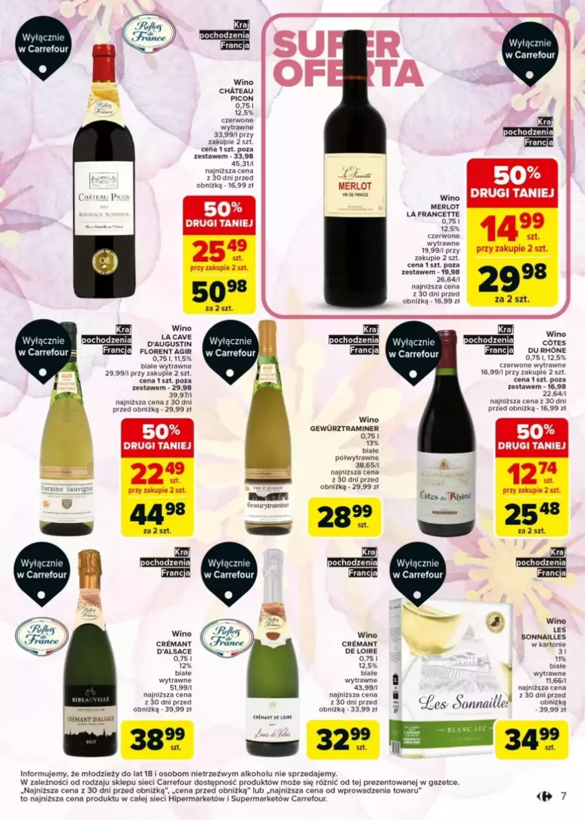 Gazetka promocyjna Carrefour - ważna 03.03 do 15.03.2025 - strona 10 - produkty: Doom, Fa, Koc, Merlot, Por, Wino