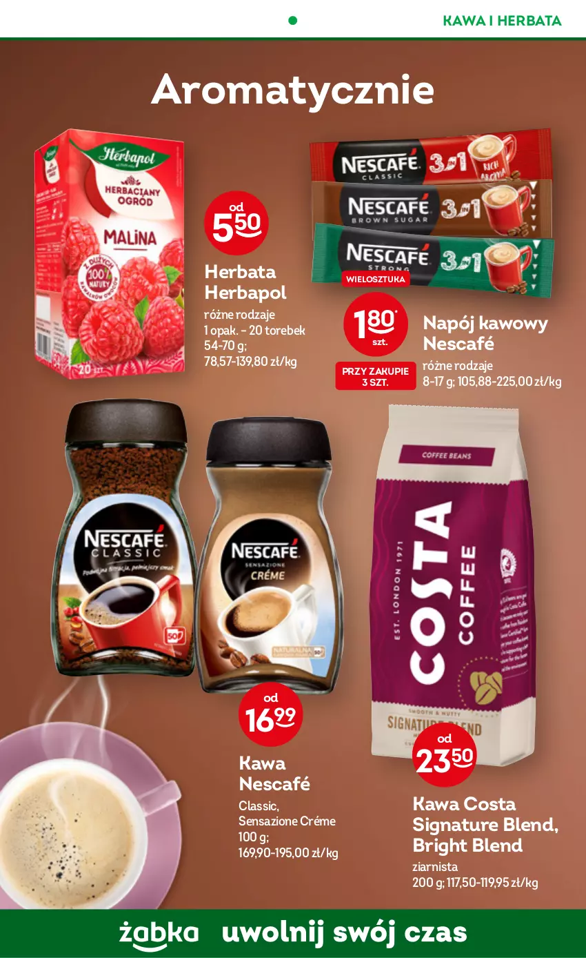 Gazetka promocyjna Żabka - ważna 08.02 do 14.02.2023 - strona 40 - produkty: Herbapol, Herbata, Kawa, Napój, Nescafé