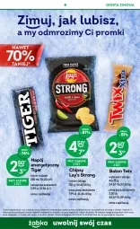 Gazetka promocyjna Żabka - Gazetka - ważna od 14.02 do 14.02.2023 - strona 2 - produkty: Chipsy, Twix, Tiger, Baton, Lay’s, Napój