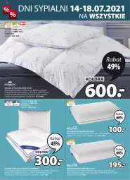 Gazetka promocyjna Jysk - Oferta tygodnia - Gazetka - ważna od 27.07 do 27.07.2021 - strona 7 - produkty: Kołdra, Moda, Poduszka, Kołdra z puchu, LG
