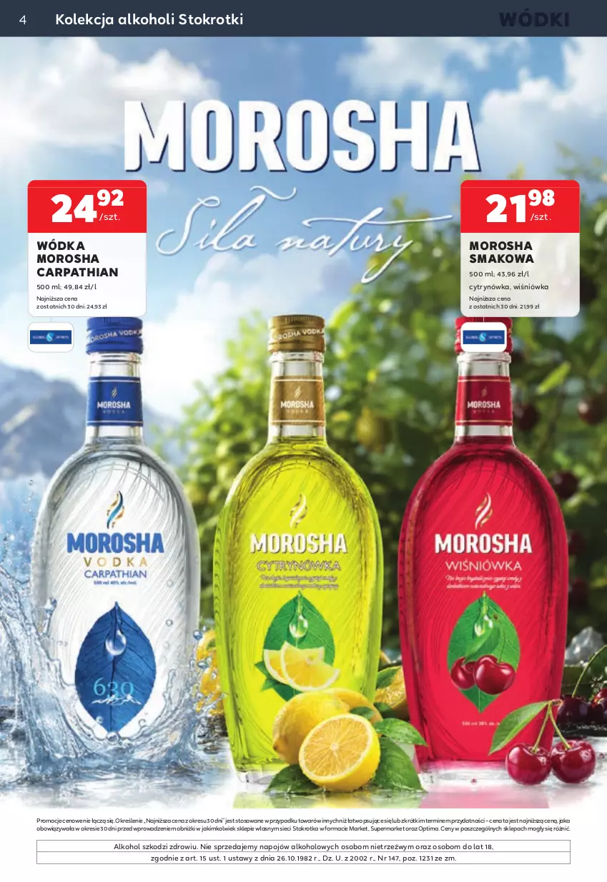 Gazetka promocyjna Stokrotka - W dobrym smaku! - ważna 11.06 do 08.07.2026 - strona 4 - produkty: Optima, Wódka