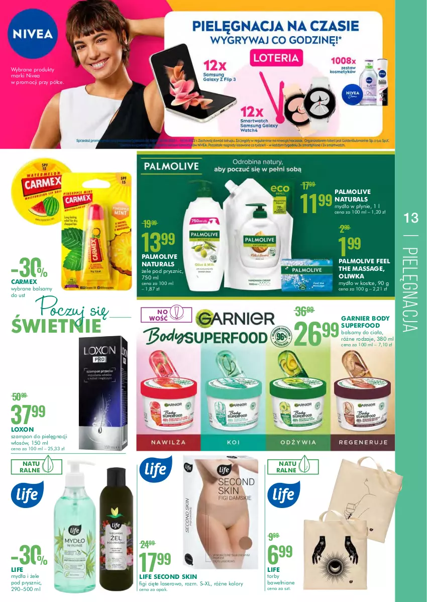 Gazetka promocyjna Super Pharm - Gazetka - ważna 15.09 do 28.09.2022 - strona 13 - produkty: Body, Garnier, Mydło, Mydło w płynie, Palmolive, Ser, Szampon