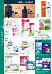 Gazetka promocyjna Super Pharm - Gazetka - Gazetka - ważna od 28.09 do 28.09.2022 - strona 14 - produkty: Naturell, Ser, Gra, Eveline, Podpaski ze skrzydełkami, Discreet, Tampony, Podpaski, Gillette, Bielizna, Płyn do mycia, Wkładki, O.B., Naturella