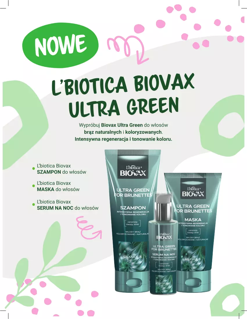 Gazetka promocyjna Rossmann - Od 1 czerwca - ważna 01.06 do 15.06.2023 - strona 18 - produkty: Biovax, Maska, Maska do włosów, Rum, Ser, Serum, Szampon, Wanna