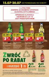 Gazetka promocyjna Biedronka - Od poniedzialku - Gazetka - ważna od 20.07 do 20.07.2024 - strona 46 - produkty: Piwo, Gin, Rama, Warka, Perła