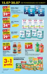 Gazetka promocyjna Biedronka - Od poniedzialku - Gazetka - ważna od 20.07 do 20.07.2024 - strona 48 - produkty: HiPP, Sok, Por, Mus, Gra, BoboVita, O nas, Karmi, Nektar, BEBILON