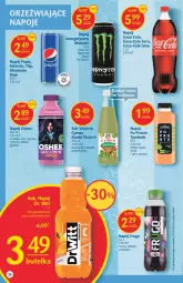 Gazetka promocyjna Delikatesy Centrum - Gazetka DC22 - Gazetka - ważna od 14.06 do 14.06.2022 - strona 26 - produkty: Sok, Gra, 7up, Napój energetyczny, Granat, Cytryny, Ananas, Mirinda, Kiwi, Coca-Cola, Pepsi, Tymbark, Oshee, Woda, Gres, Napój, Mięta, Jabłka, Szpinak