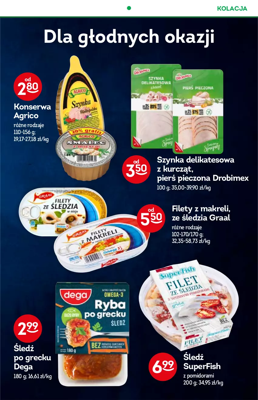 Gazetka promocyjna Żabka - ważna 23.06 do 06.07.2021 - strona 39 - produkty: Dega, Drobimex, Gra, Graal, Piec, Ser, Szynka, Szynka delikatesowa