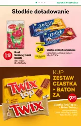 Gazetka promocyjna Żabka - Gazetka - ważna od 06.07 do 06.07.2021 - strona 41 - produkty: Ciastka, Top, Kisiel, Twix, Delicje, Baton, Kubek, Delecta