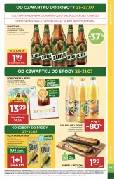 Gazetka promocyjna Stokrotka - Market - Gazetka - ważna od 31.07 do 31.07.2024 - strona 5 - produkty: Piwa, Piwo, Sok, Gra, Lody, Merci, HP