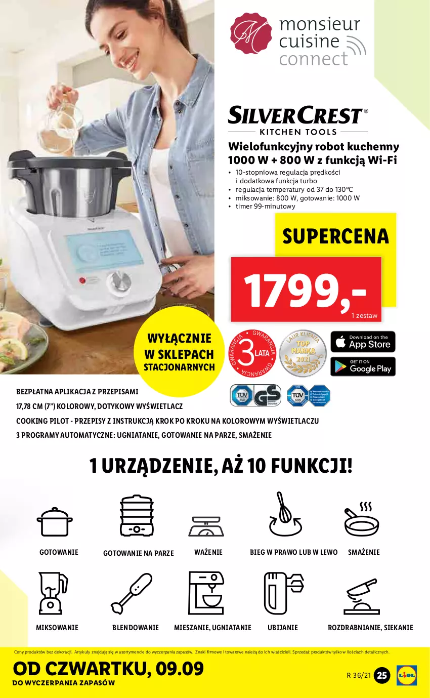 Gazetka promocyjna Lidl - GAZETKA - ważna 06.09 do 11.09.2021 - strona 25 - produkty: Gra, Robot, Top