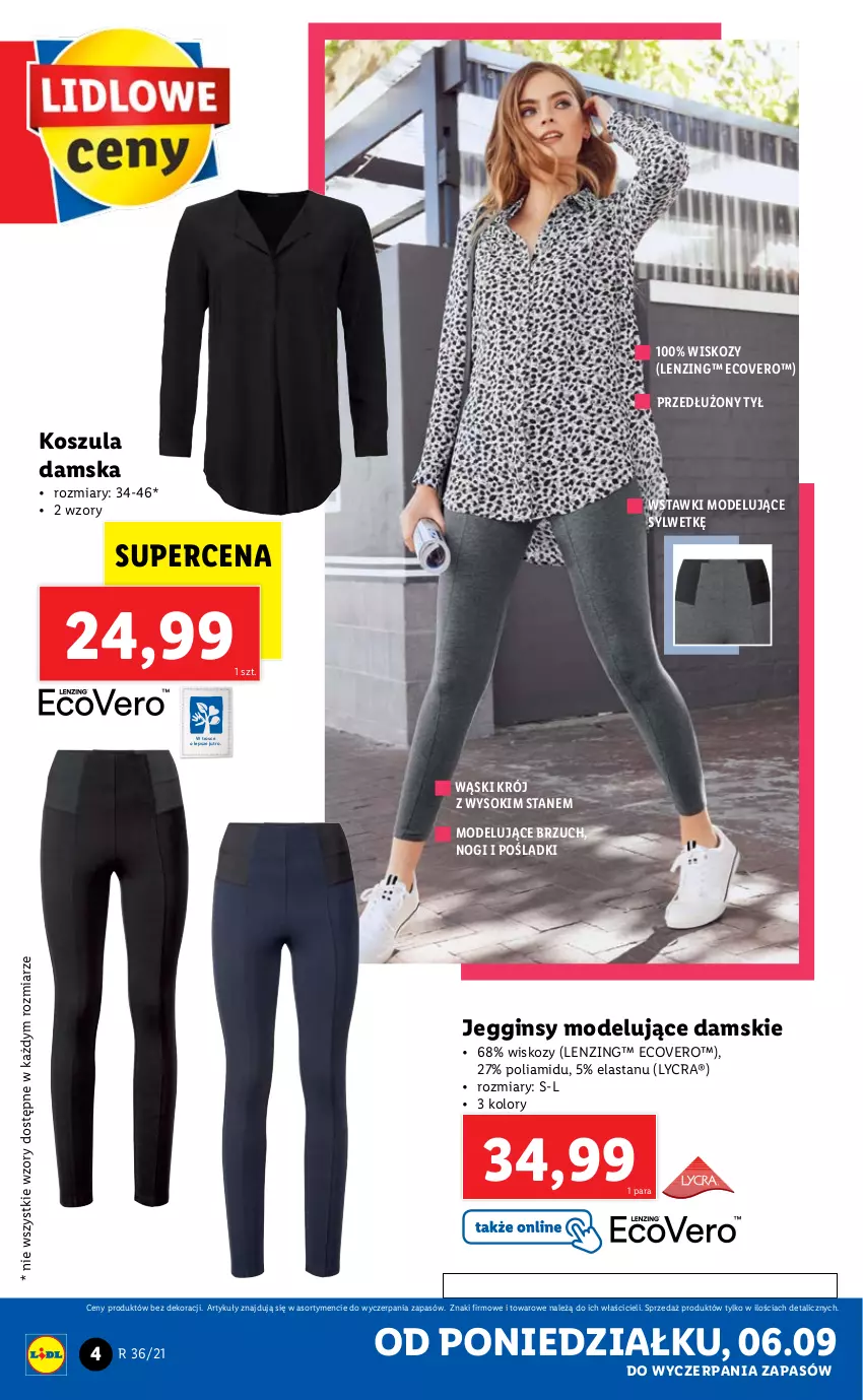 Gazetka promocyjna Lidl - GAZETKA - ważna 06.09 do 11.09.2021 - strona 4 - produkty: Gin, Kosz, Koszula, Sok