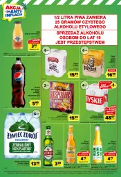 Gazetka promocyjna Carrefour - Gazetka Express - Gazetka - ważna od 01.05 do 01.05.2023 - strona 4 - produkty: Piwa, Piwo, Sok, Gra, 7up, Somersby, Mirinda, Kosz, Tyskie, Desperados, Perła, Pepsi, Napój gazowany, Woda mineralna, Woda, Napój, Kozel