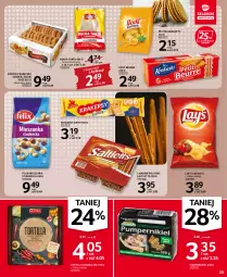 Gazetka promocyjna Selgros - Oferta spożywcza - Gazetka - ważna od 06.04 do 06.04.2022 - strona 25 - produkty: Ser, Lajkonik, Mieszanka studencka, Tortilla, Korpusy, Tarta, Felix, Deser, Bułka tarta, Lay’s, Bułka, Krakersy, Biszkopty