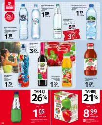 Gazetka promocyjna Selgros - Oferta spożywcza - Gazetka - ważna od 06.04 do 06.04.2022 - strona 26 - produkty: Nałęczowianka, Sok, Mus, Napoje, Fortuna, Sok jabłkowy, Tymbark, Syrop, Kubuś Waterrr, Kubuś, Woda, Syropy, Nektar