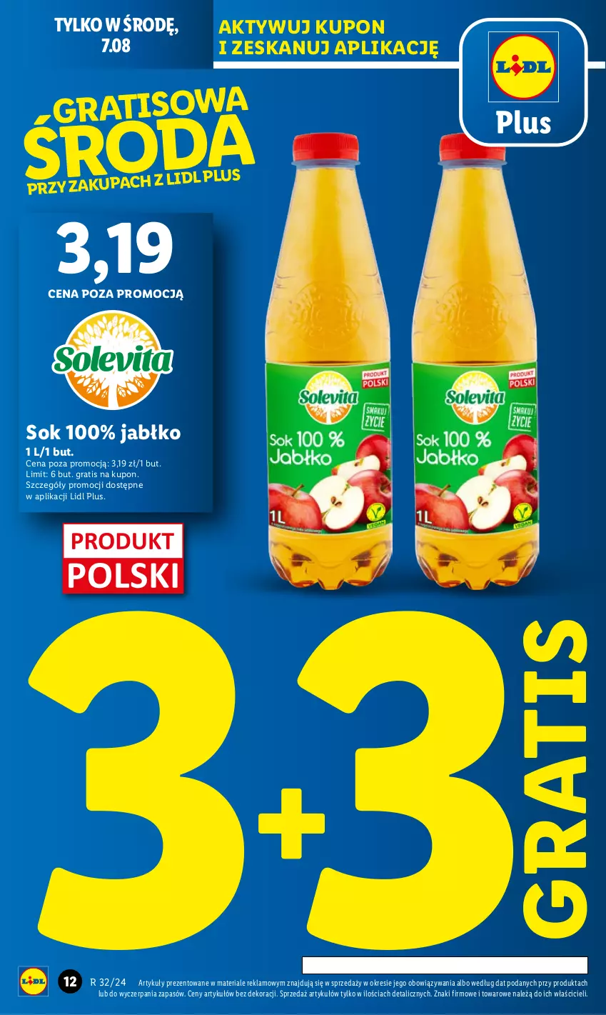 Gazetka promocyjna Lidl - GAZETKA - ważna 05.08 do 07.08.2024 - strona 14 - produkty: Gra, Sok