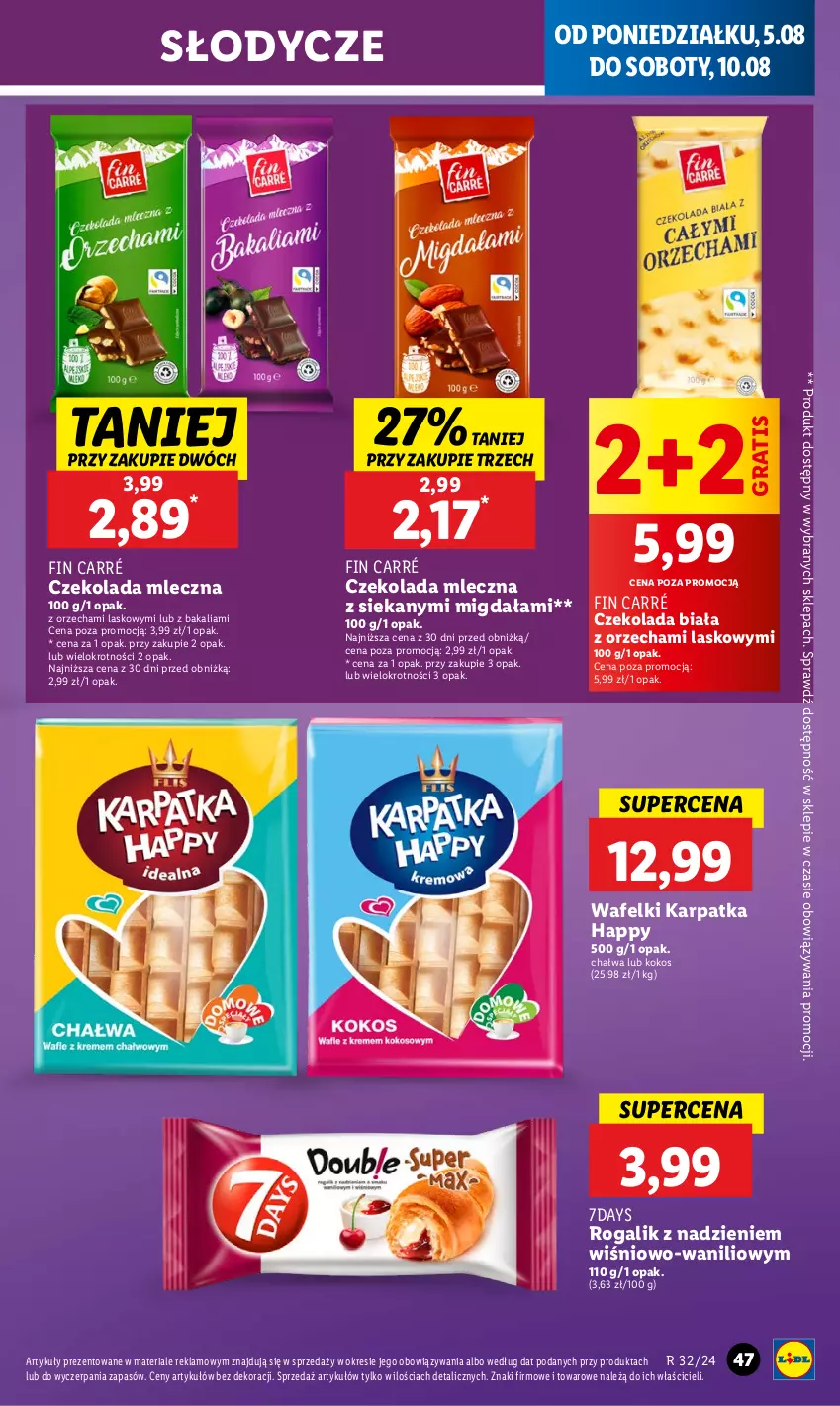 Gazetka promocyjna Lidl - GAZETKA - ważna 05.08 do 07.08.2024 - strona 51 - produkty: Chałwa, Czekolada, Czekolada mleczna, Gra, Karp, Kokos, Rogal