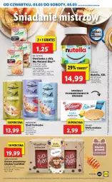 Gazetka promocyjna Lidl - GAZETKA - Gazetka - ważna od 05.03 do 05.03.2022 - strona 49 - produkty: Zestaw prezentowy, Nutella, Por, Mus, Gra, Wafle, Dr. Oetker, Owsianka, Czekolada, Miód, Ferrero
