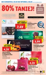 Gazetka promocyjna Lidl - GAZETKA - Gazetka - ważna od 05.03 do 05.03.2022 - strona 7 - produkty: Lovely, Praliny, Owoce morza, Owoce, Brandy, LG, Fa
