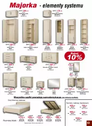 Gazetka promocyjna Bodzio - Gazetka - ważna od 30.09 do 30.09.2023 - strona 63 - produkty: Witryna, Kontener drzwiczkowy, Stolik nocny, Półszafa, Stolik, Słupek, Półwitryna, Materac, Tera, Regał, Komoda, Półka, Moda, Nadstawka szafy, Szafa, Drzwi, Orka, Lustro, Kontener szufladowy, Fa