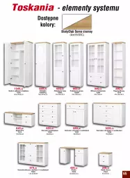 Gazetka promocyjna Bodzio - Gazetka - ważna od 30.09 do 30.09.2023 - strona 65 - produkty: Witryna, Stolik nocny, Półszafa, Stolik, Biurko, Półwitryna, Regał, Komoda, Półka, Moda, Szafa, Drzwi, Fa