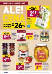 Gazetka promocyjna Aldi - ALE! CENA w ALDI - Gazetka - ważna od 06.02 do 06.02.2021 - strona 10 - produkty: Jabłka prażone, Ser, Mus, Gra, Jagody, Jeżyny, Tera, Dżem, Szarlotka, Maliny, Brzoskwinie, Owoce, Deser, Kluski na parze, Masło, Mango, Jabłka, Masło orzechowe