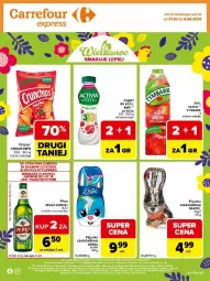 Gazetka promocyjna Carrefour - Gazetka Express - Gazetka - ważna od 04.04 do 04.04.2026 - strona 2 - produkty: Piwo, Gra, Activia, Królik, Kefir, Nektar