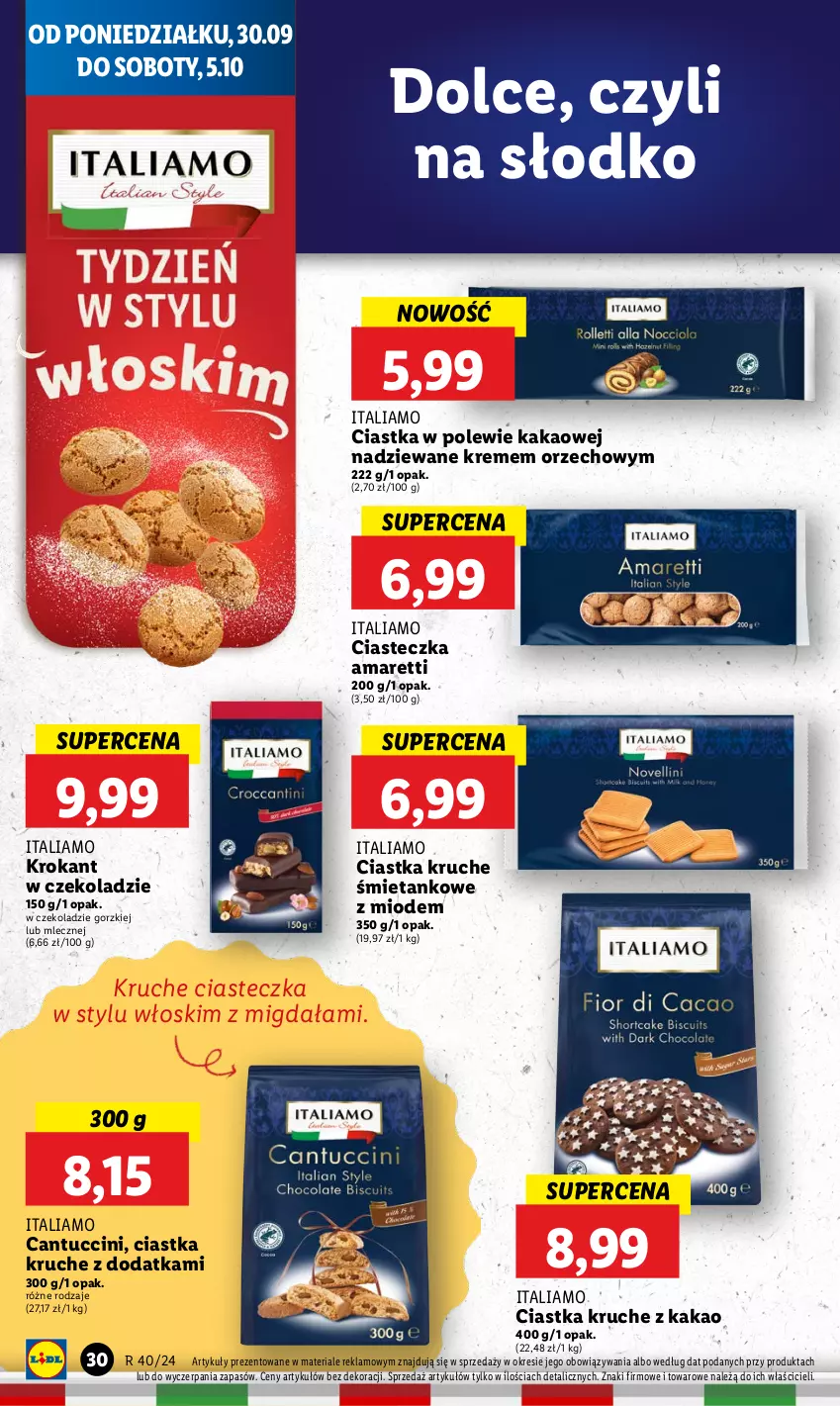 Gazetka promocyjna Lidl - GAZETKA - ważna 30.09 do 02.10.2024 - strona 34 - produkty: Ciastka, Kakao