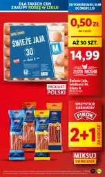 Gazetka promocyjna Lidl - GAZETKA - Gazetka - ważna od 02.10 do 02.10.2024 - strona 9 - produkty: Jaja, Kabanos