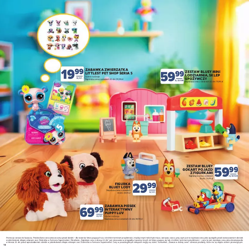 Gazetka promocyjna Stokrotka - Katalog Dzień Matki i Dziecka! - ważna 21.05 do 01.06.2026 - strona 12 - produkty: Littlest Pet Shop, Lody, Mięso, Owoce, Pojazd, Ser, Tera, Warzywa, Zabawka
