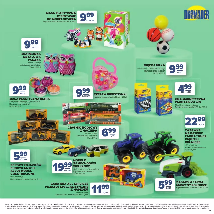 Gazetka promocyjna Stokrotka - Katalog Dzień Matki i Dziecka! - ważna 21.05 do 01.06.2026 - strona 13 - produkty: Fa, Gra, Gry, Mięso, Owoce, Pojazd, Ser, Szyny, Warzywa, Zabawka