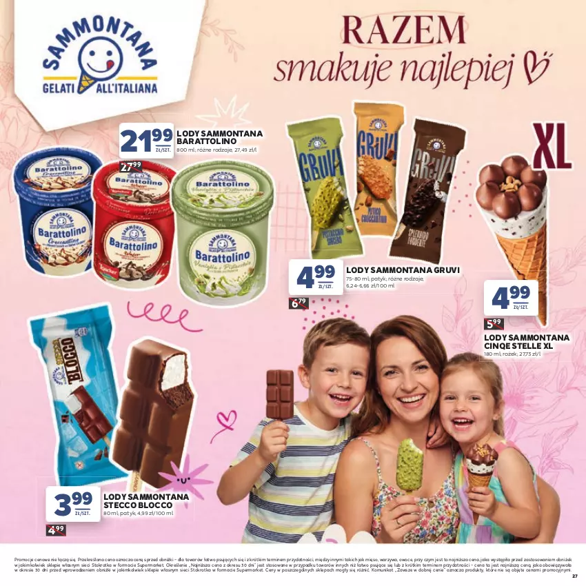 Gazetka promocyjna Stokrotka - Katalog Dzień Matki i Dziecka! - ważna 21.05 do 01.06.2026 - strona 27 - produkty: Lody, Mięso, Owoce, Warzywa